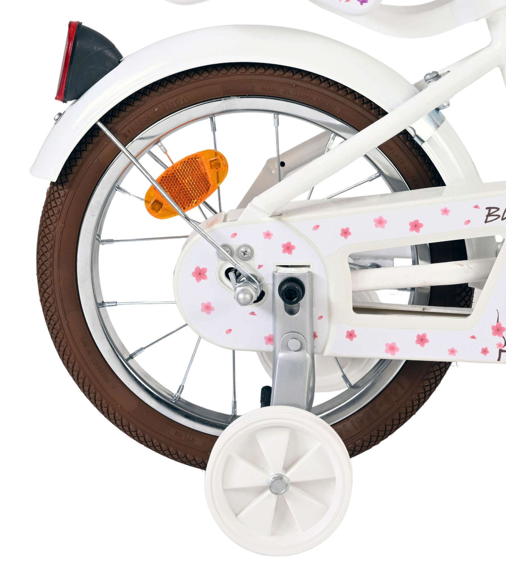 Volare Blossom children's bicycle - girls - 14 inch - white