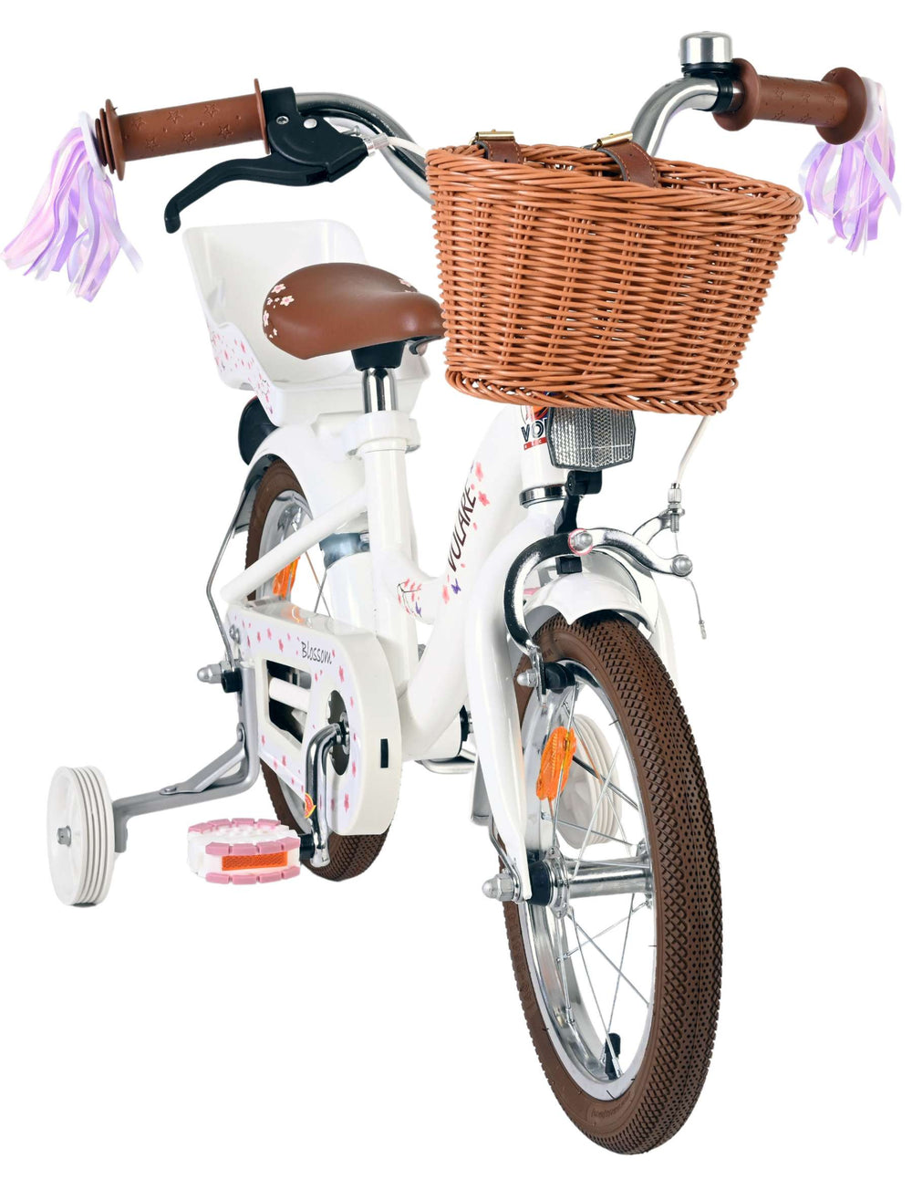 Volare Blossom children's bicycle - girls - 14 inch - white