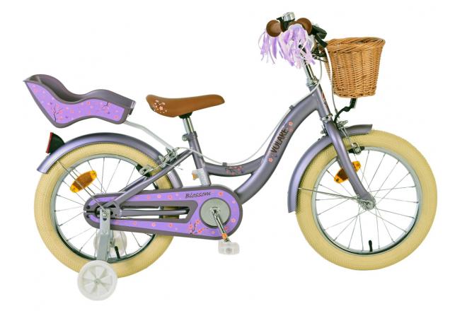 BICYCLE BAMBINI VOLARE BLOSSOM - Girls - 16 pollici - viola - freni a due mani
