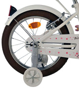 Volare blossom kinderfahrrad - mädchen - 16 zoll - weiß - zwei handbremsen