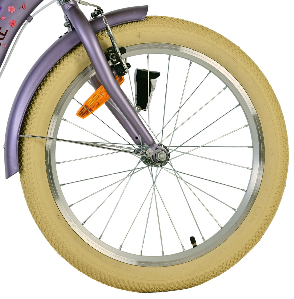 Bicicletta per bambini Volare Blossom - ragazze - 20 pollici - viola - due freni a mano