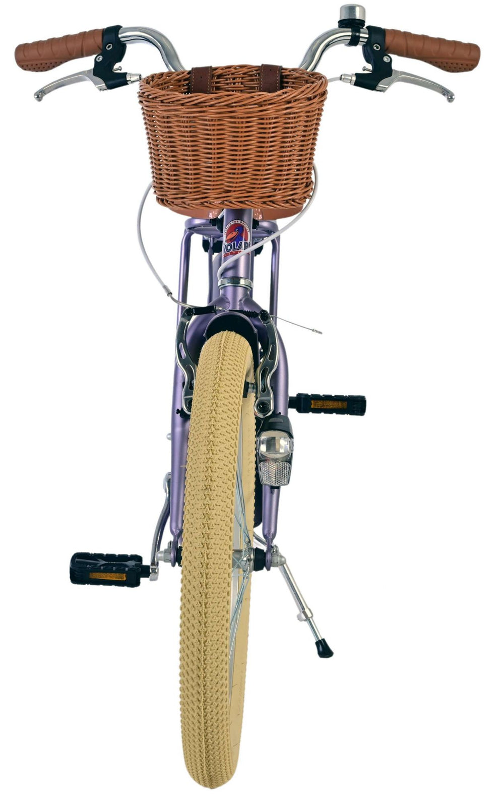 Bicicletta per bambini Volare Blossom - ragazze - 20 pollici - viola - due freni a mano