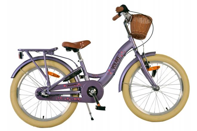 Volare Blossom Children's Bicycle - Mädchen - 20 Zoll - Lila - Nexus 3 Zahnräder