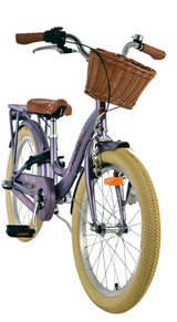 Volare Blossom Children's Bicycle - Mädchen - 20 Zoll - Lila - Nexus 3 Zahnräder