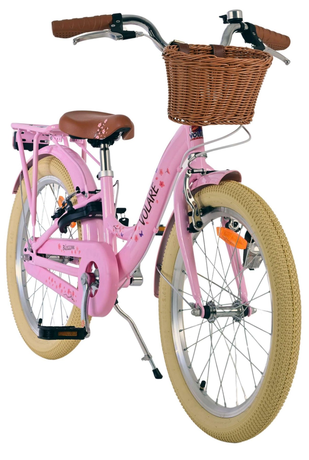 Volare Blossom Children's Bicycle - Mädchen - 20 Zoll - Pink - Zwei Handbremsen