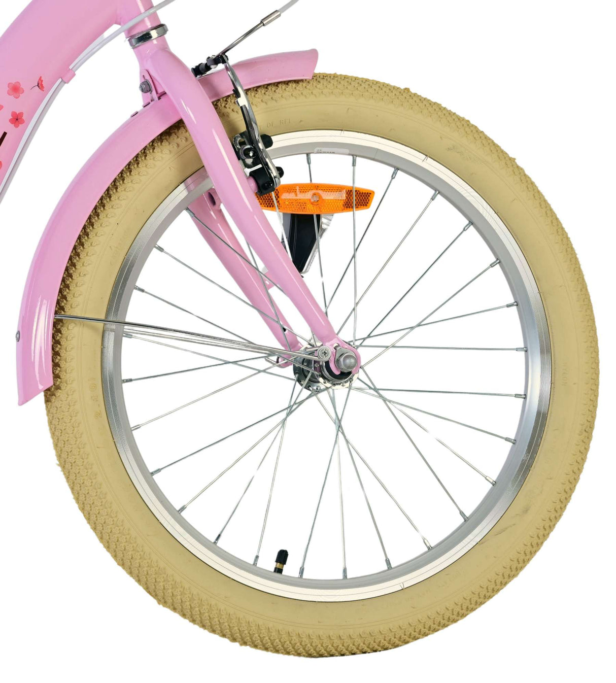 Volare blossom kinderfiets - meisjes - 20 inch - roze - twee handremmen