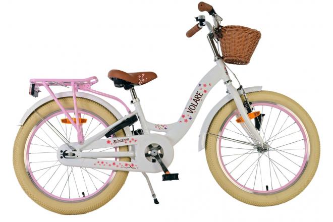 Volare Blossom Children's Bicycle - Girls - 20 Inches - White