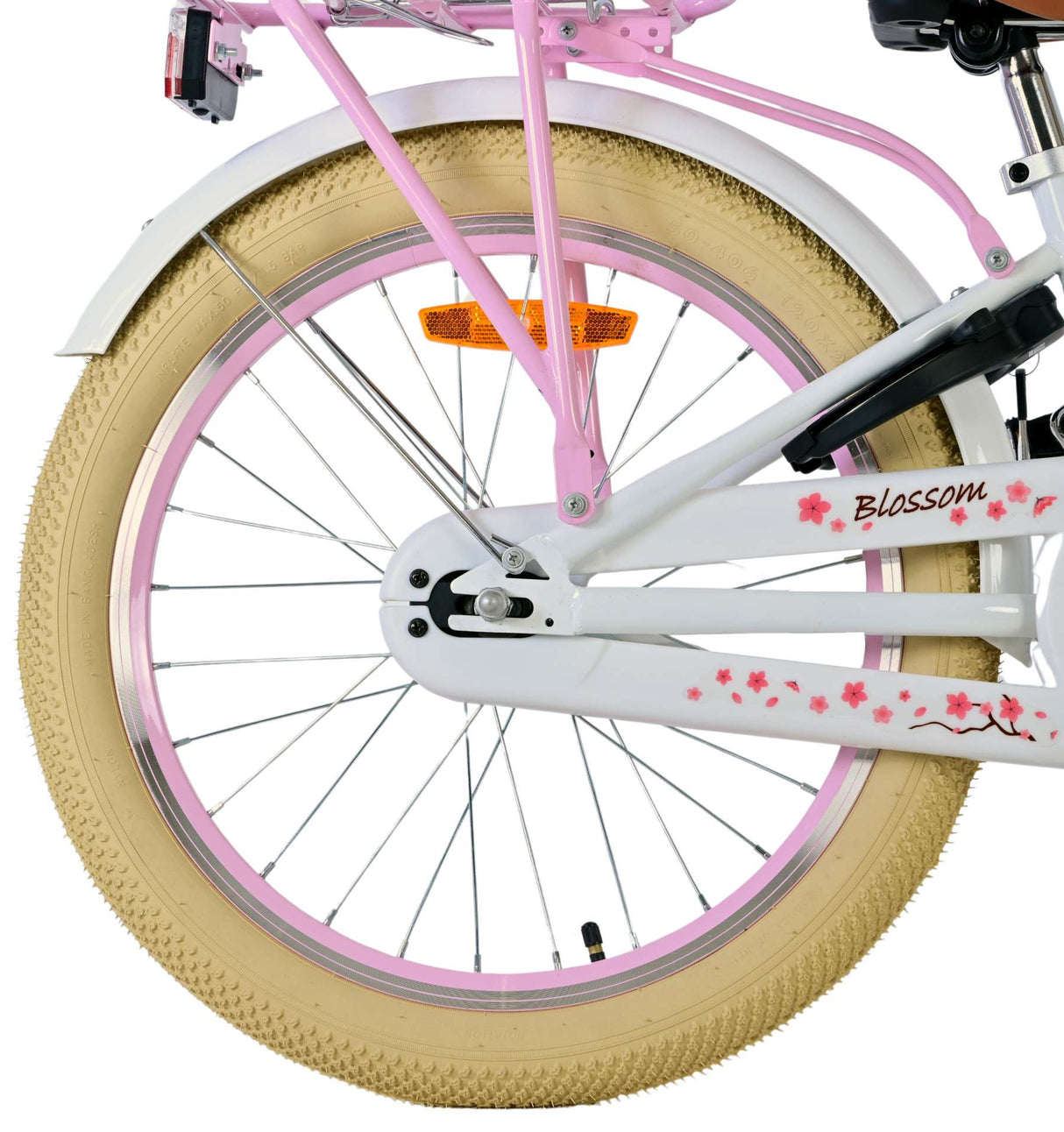 Volare Blossom Children's Bicycle - Girls - 20 Inches - White