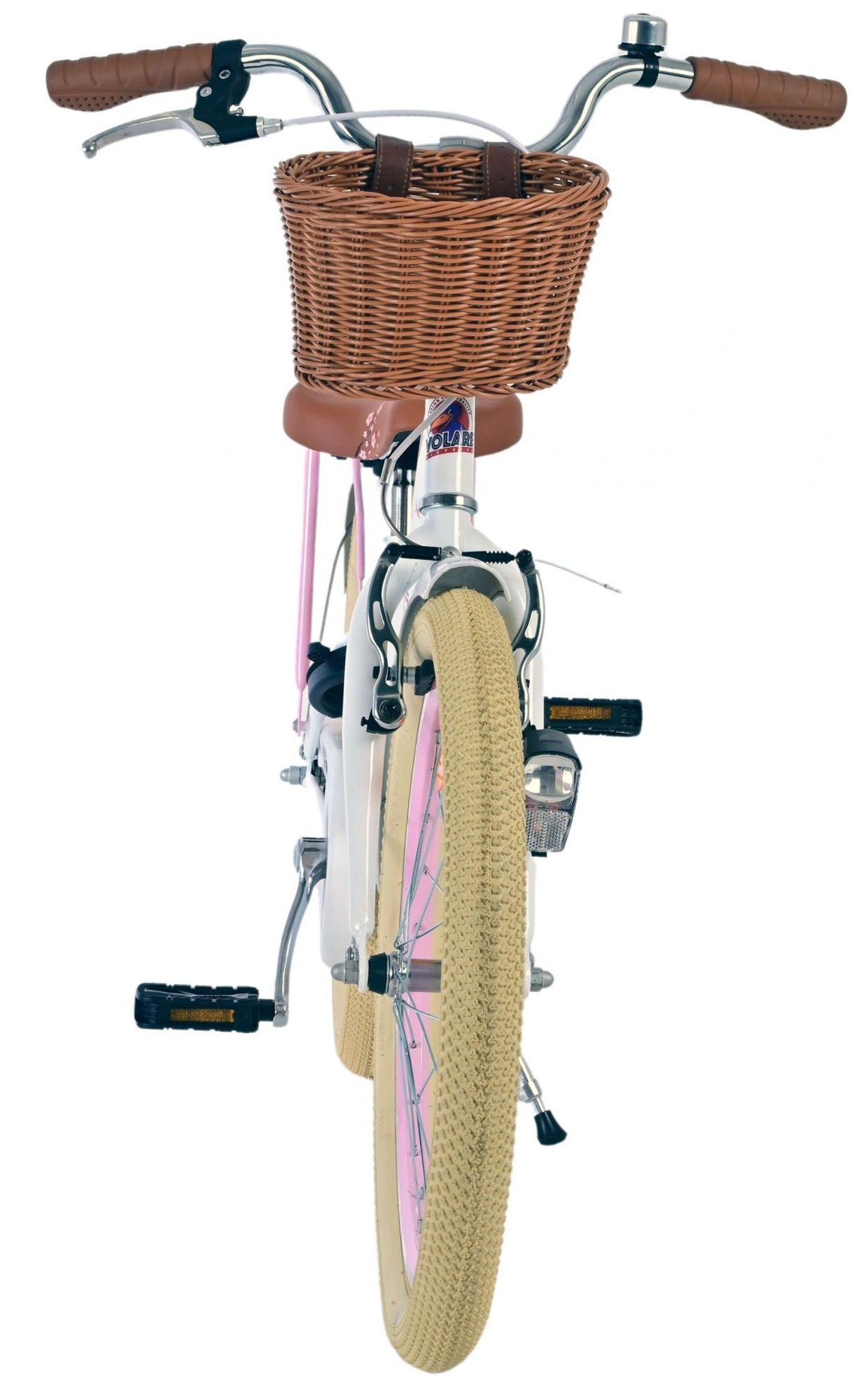Volare Blossom Children's Bicycle - Girls - 20 Inches - White