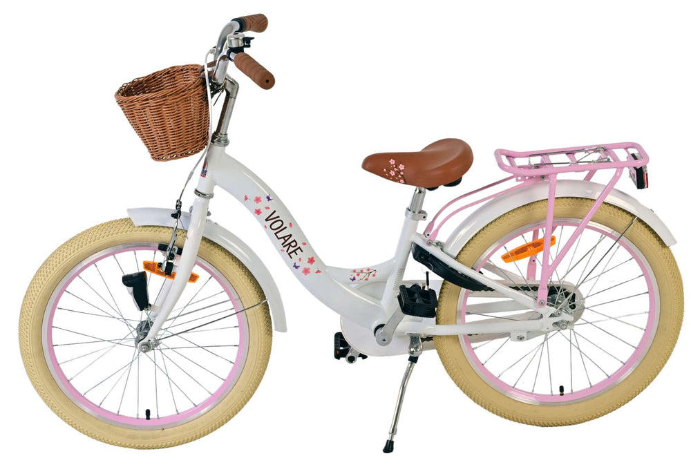 Volare Blossom children's bicycle - girls - 20 inch - white