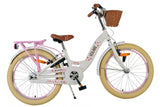 Volare Blossom Children's Bicycle - Girls - 20 Inch - White - Två handbromsar