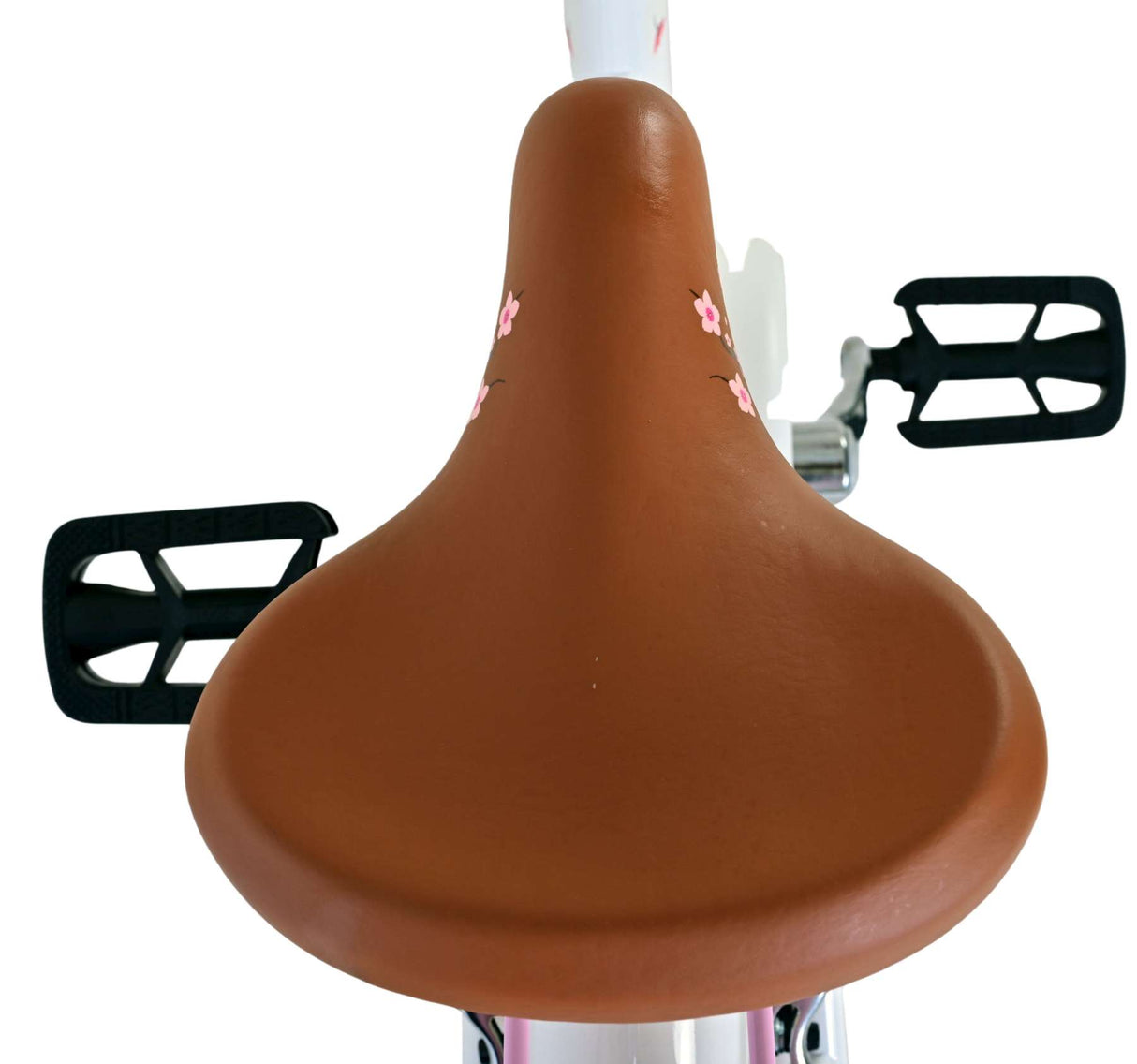 Volare Blossom Children's Bicycle - Girls - 20 Inch - White - Två handbromsar