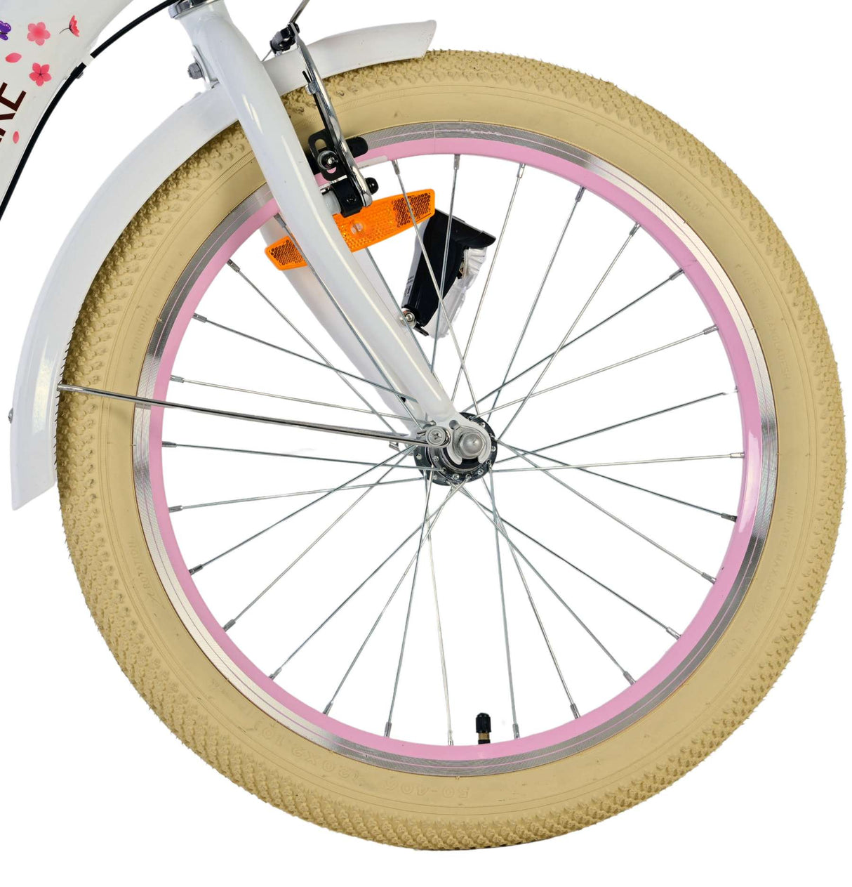 Volare Blossom Children's Bicycle - Girls - 20 Inch - White - Nexus 3 Gears