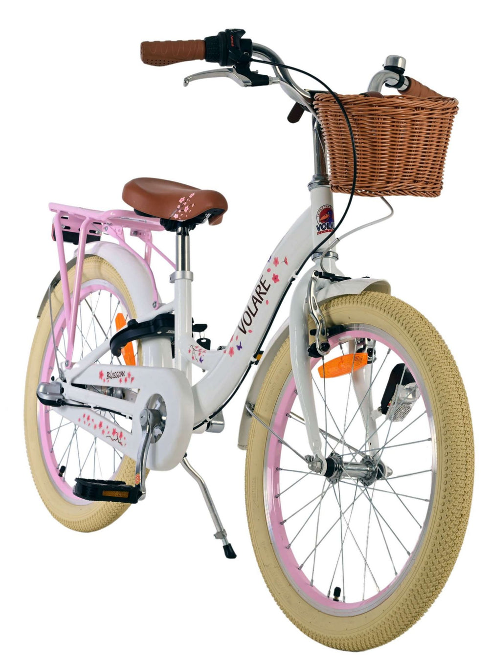 Volare Blossom Bicycle para niños - Niñas - 20 pulgadas - White - Nexus 3 Gears