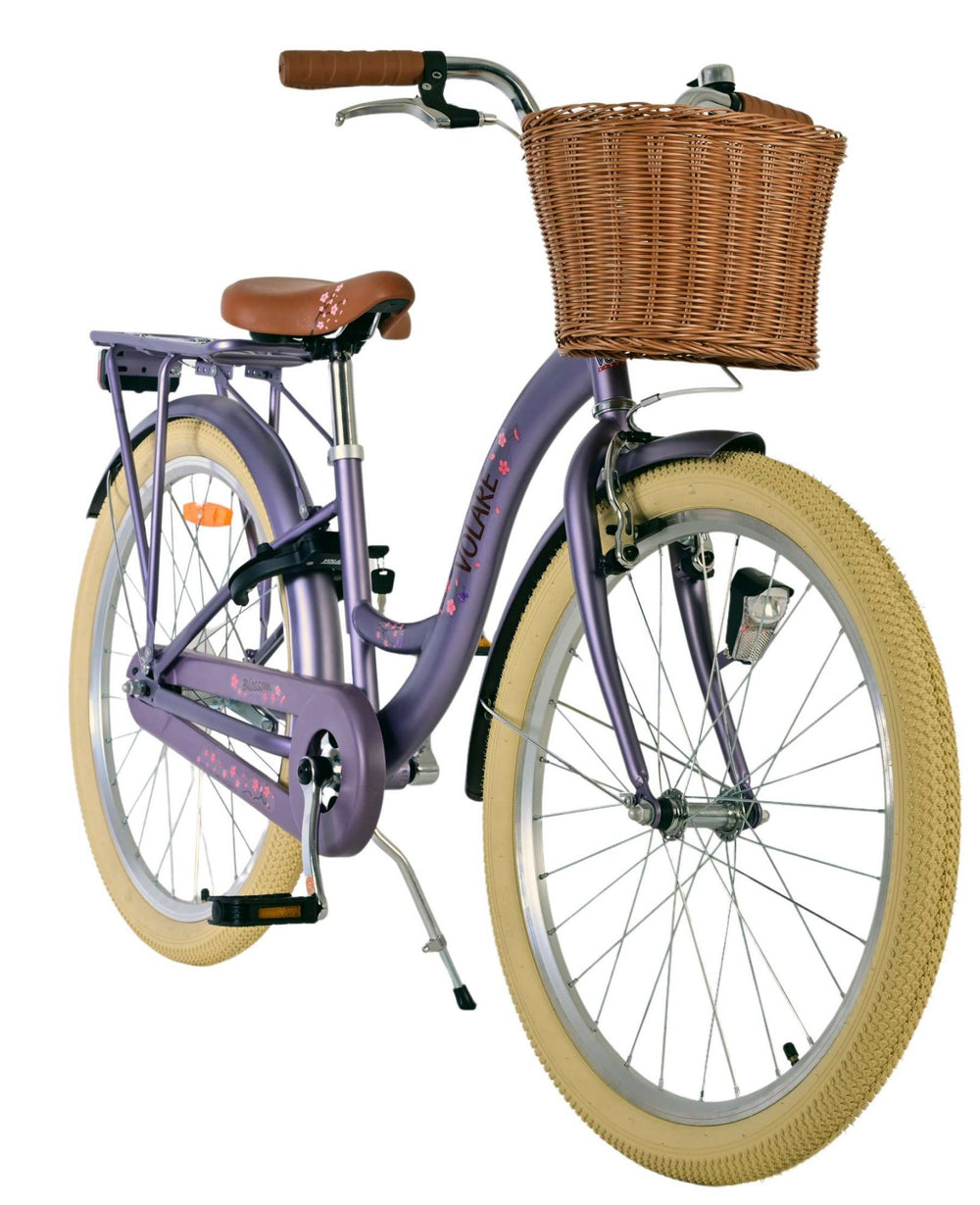 Volare blossom children's bike - mädchen - 24 zoll - lilac