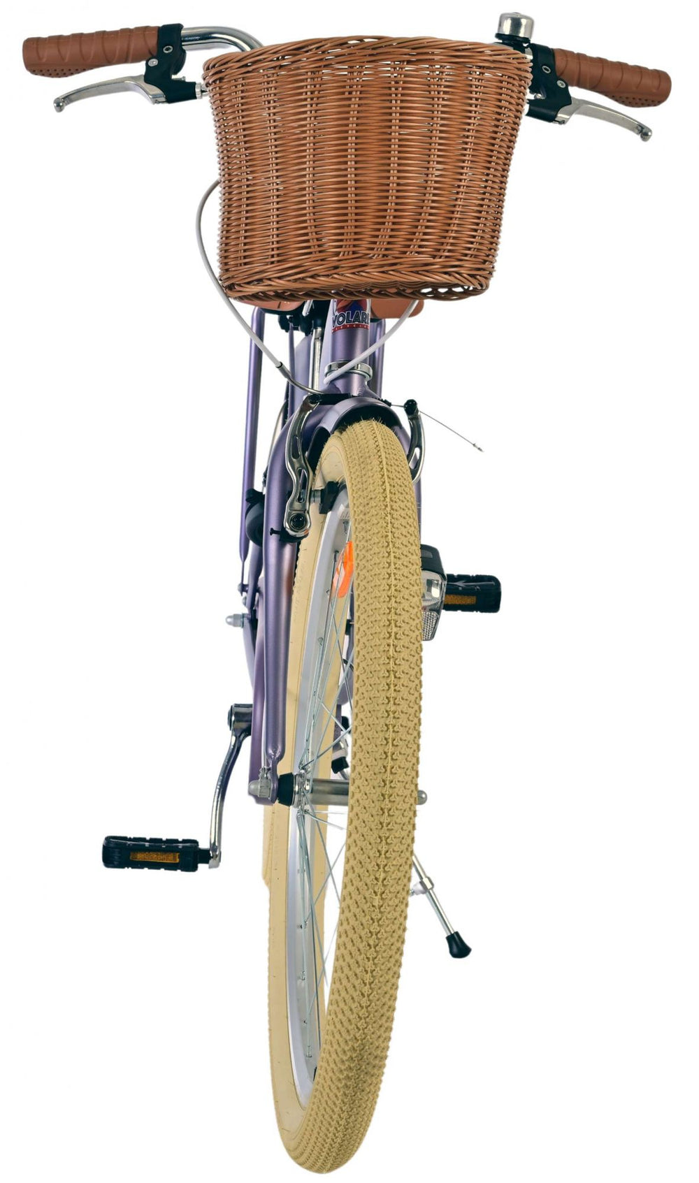 Volare Blossom Bicycle para niños - Niñas - 24 pulgadas - Púrpura - Dos frenos de mano