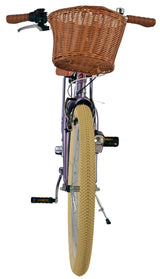 Bicicleta infantil Volare Blossom - niña - 24 pulgadas - violeta - 3 marchas