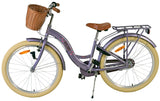 Bicicleta infantil Volare Blossom - niña - 24 pulgadas - violeta - 3 marchas