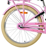 Bicicleta infantil Volare Blossom - niña - 24 pulgadas - rosa - 3 marchas