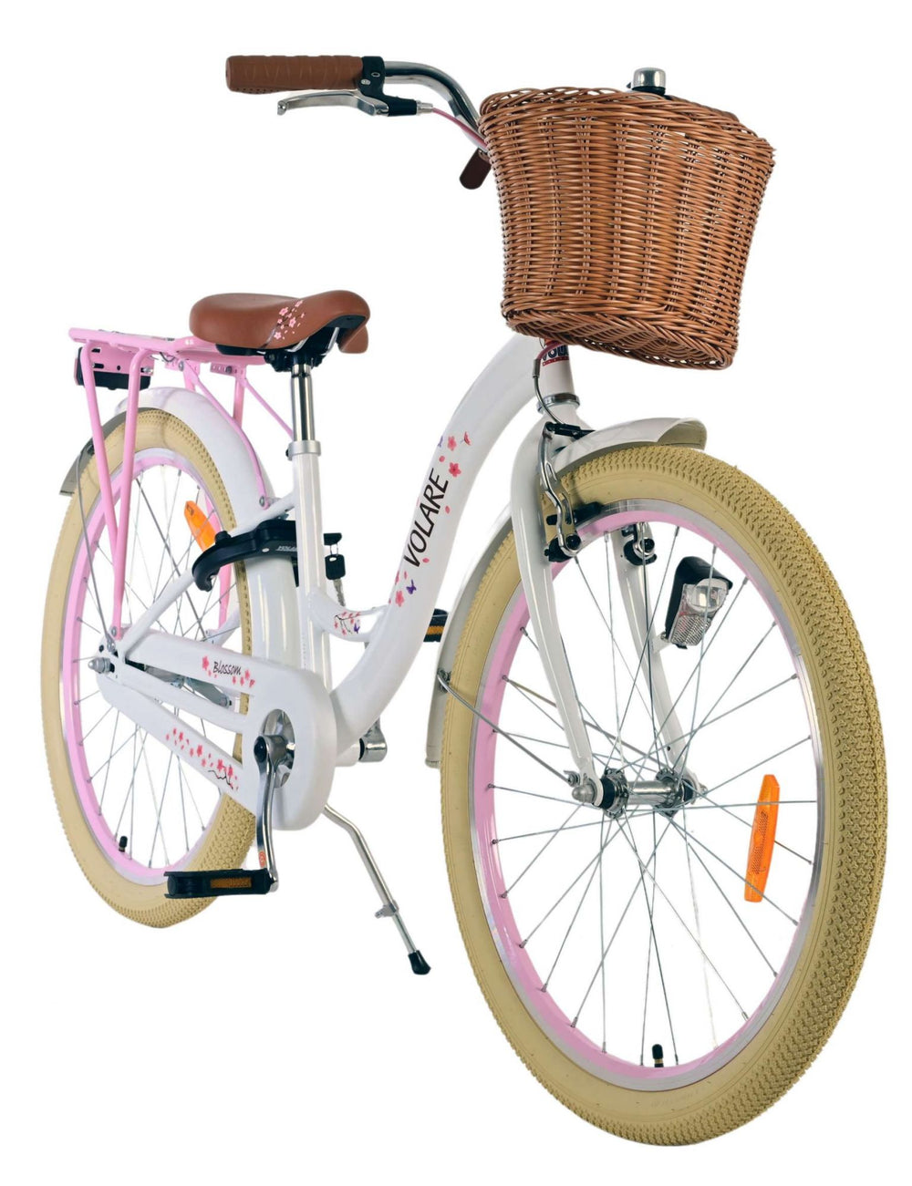 Volare Blossom Children's Bike - Girls - 24 pouces - blanc