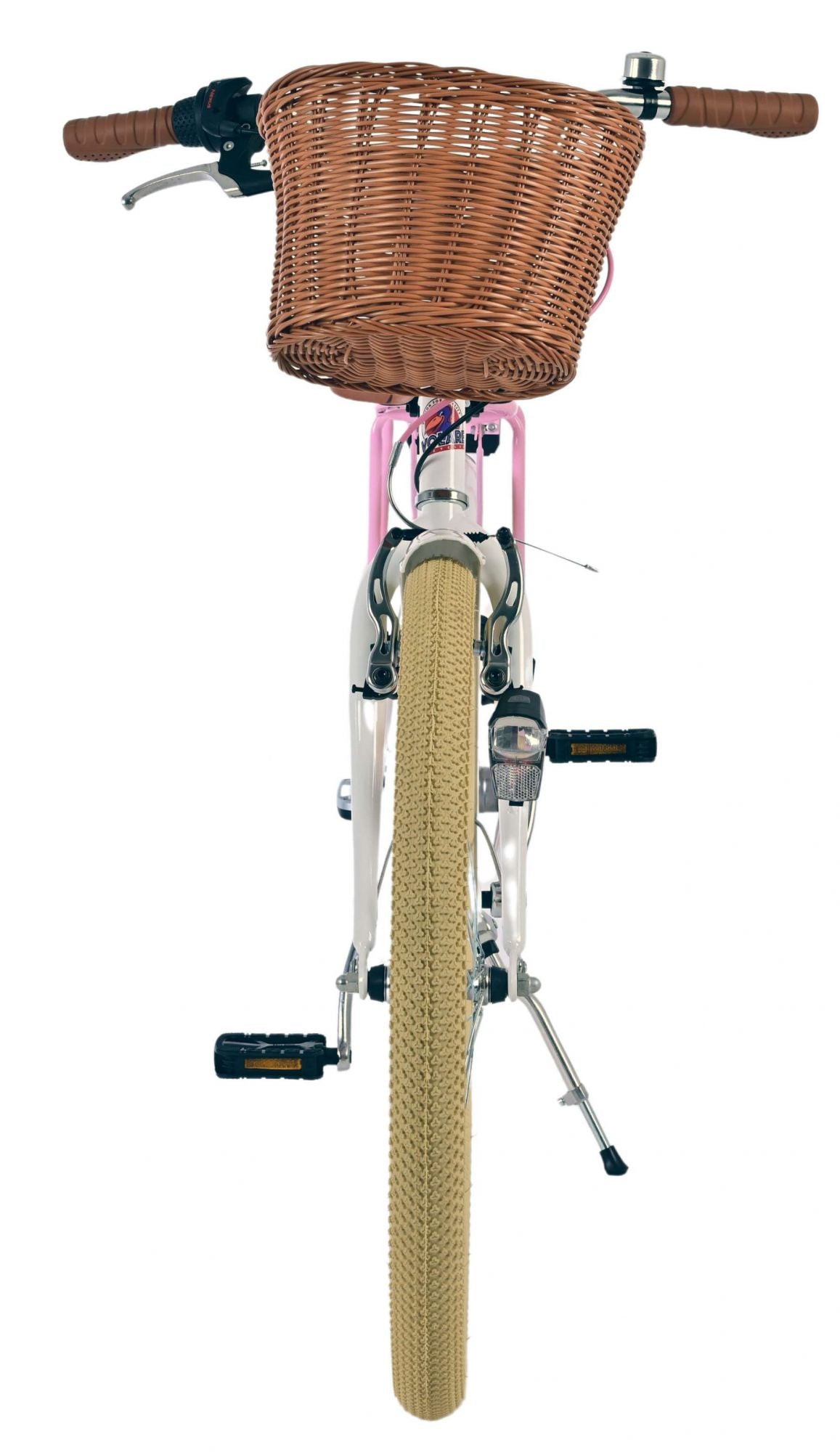Volare Blossom dla dzieci rower dziecięcy - dziewczęta - 24 cale - białe - 3 biegi