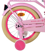 Volare excellent children's bicycle - girls - 16 inch - pink - 95% assembled