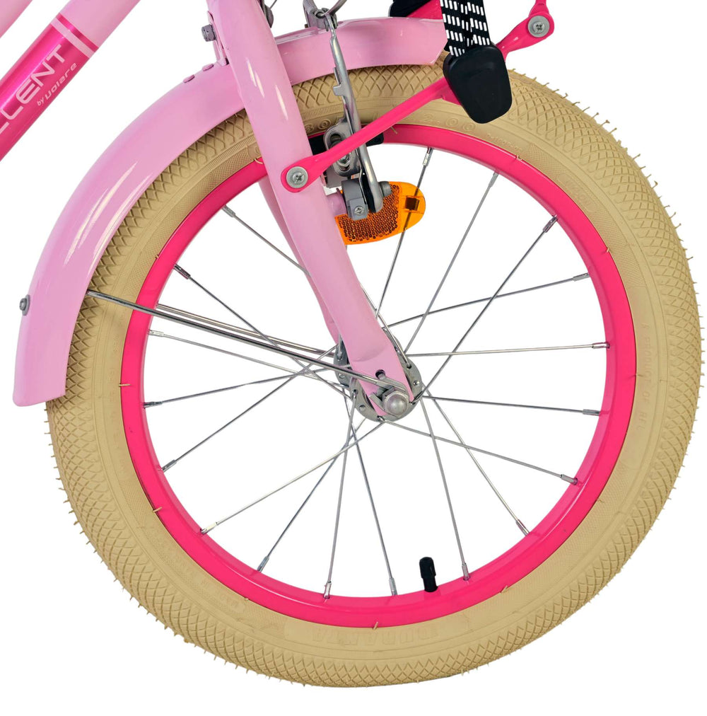 Volare excellent children's bicycle - girls - 16 inch - pink - 95% assembled