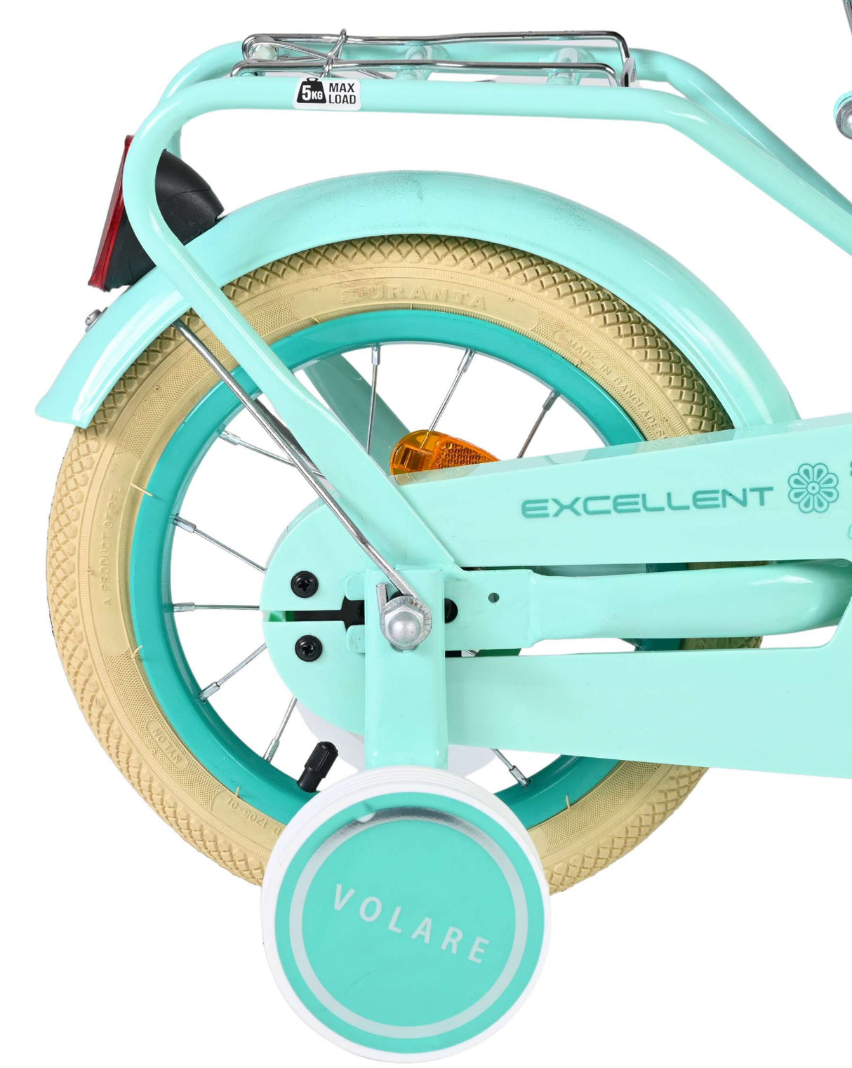 Volare excellent kinderfahrrad - mädchen - 12 zoll - grün