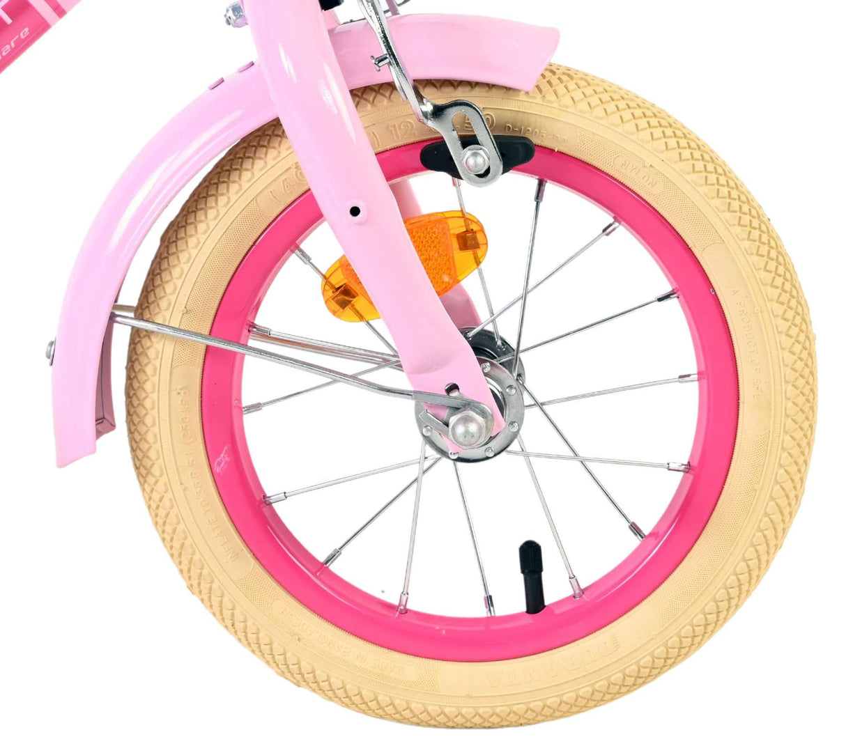 Volare excellent children's bicycle - girls - 12 inch - pink