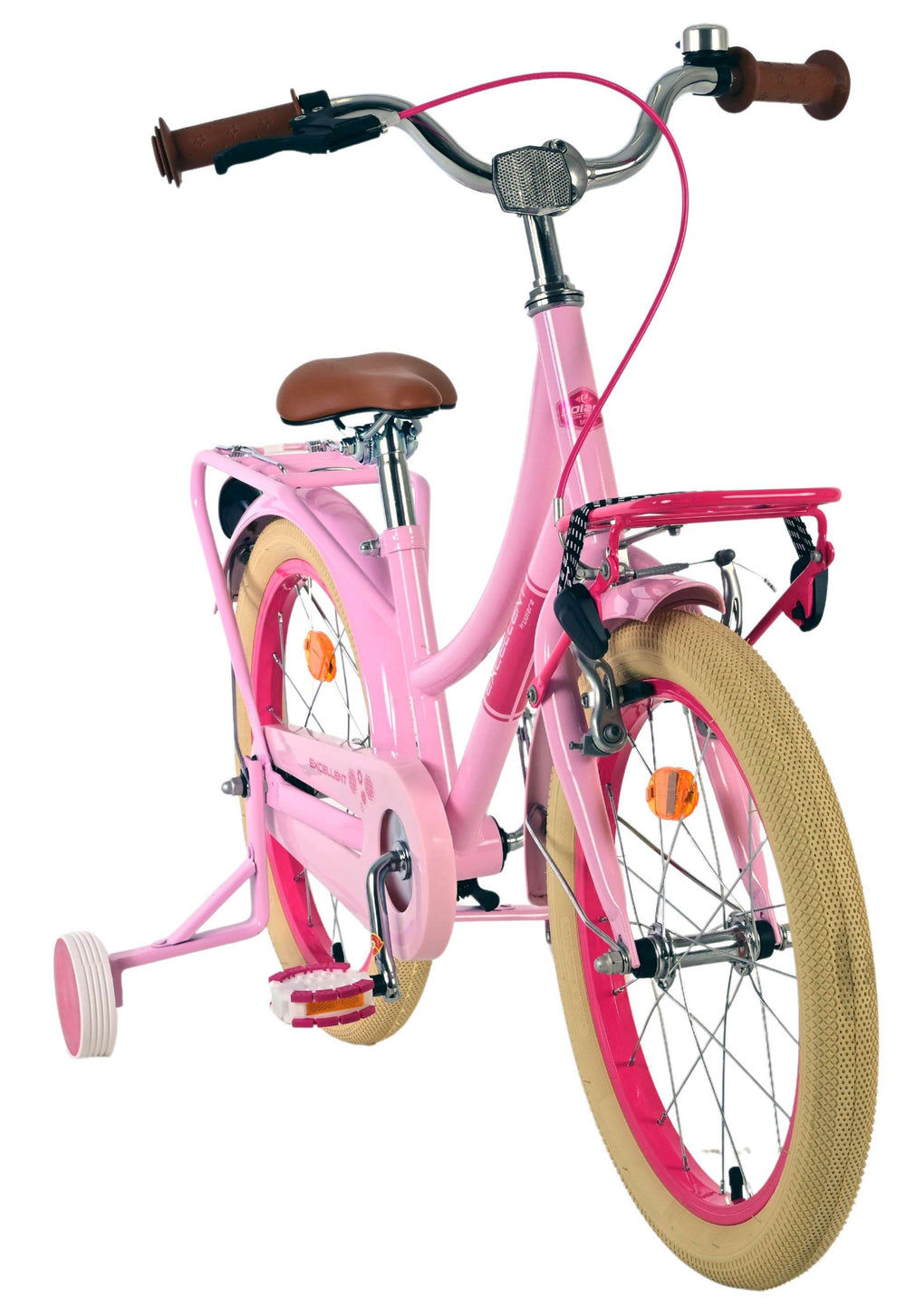 Volare excellent children's bicycle - girls - 18 inch - pink - 95% assembled
