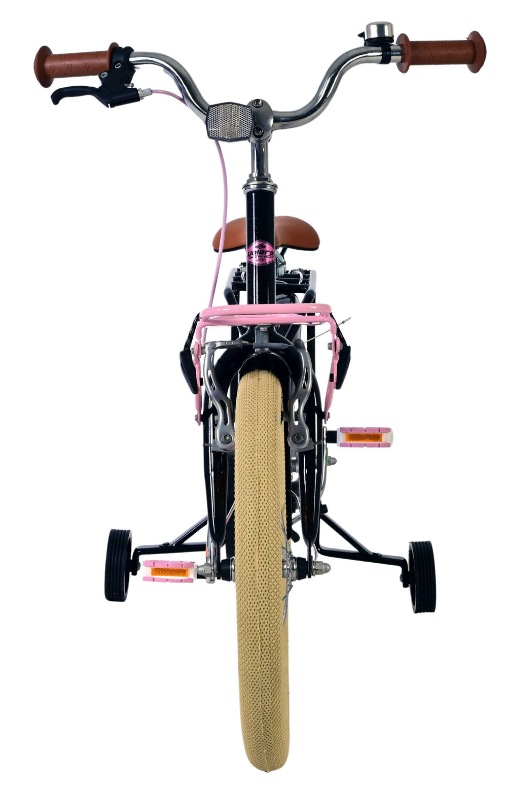 Volare excellent children's bicycle - girls - 18 inch - black - 95% assembled