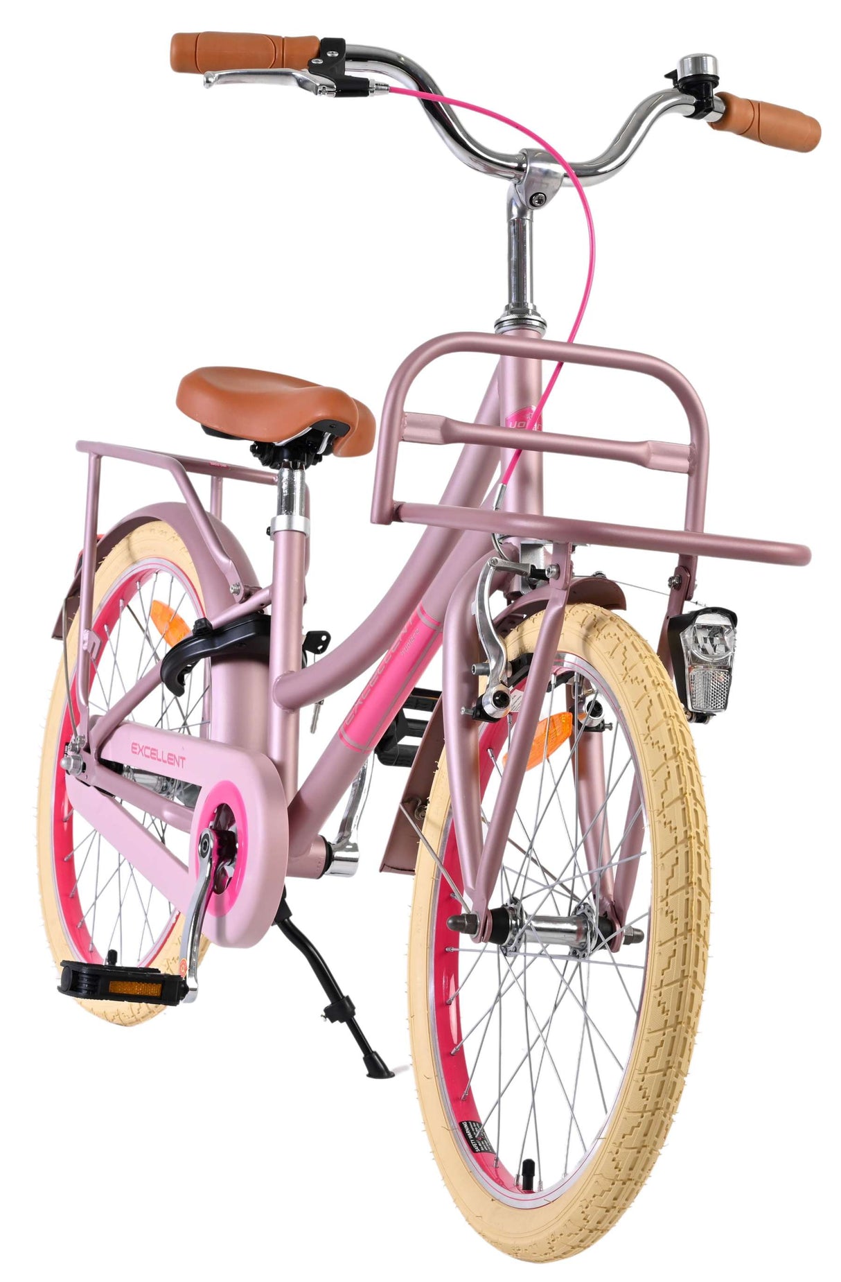 Volare excellent kinderfiets - meisjes - 20 inch - mat roze