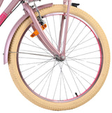 Volare excellent kinderfiets - meisjes - 24 inch - mat roze - 3 versnellingen