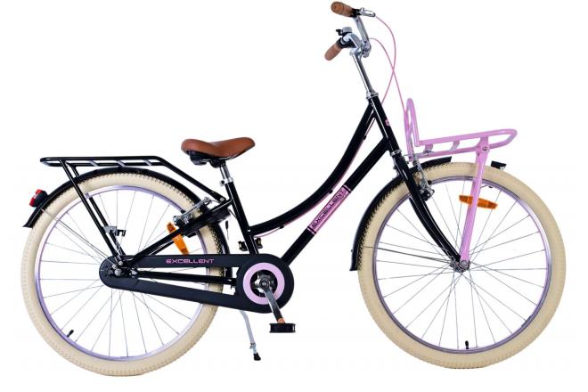 Volare volare bici per bambini ragazze da 24 pollici freni a due mani nere