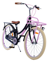 Volare volare bici per bambini ragazze da 24 pollici freni a due mani nere