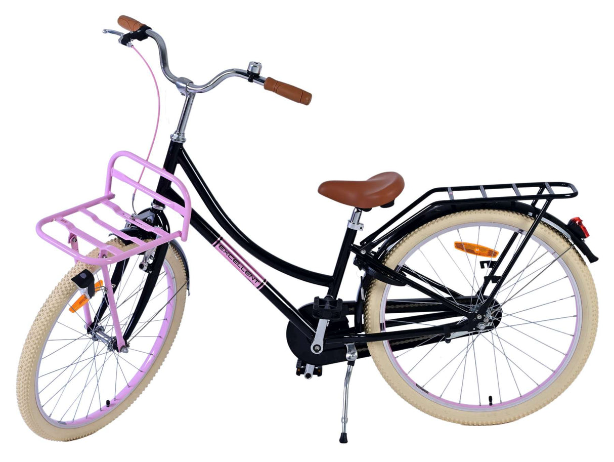 Chicas de bicicleta infantil de Vlare Vinare Black de 24 pulgadas de 24 pulgadas