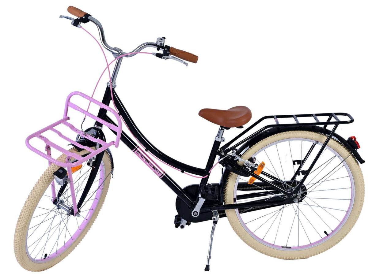 Volare volare bici per bambini ragazze da 24 pollici freni a due mani nere