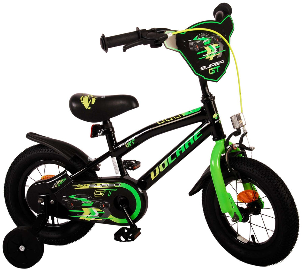 Voleare Super GT Children's Bike - Boys - 12 cali - zielony