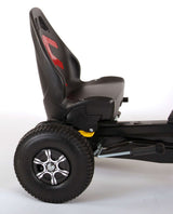Volare Go Kart Racing Car Boys Large Boven Tires Black