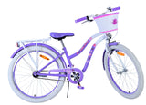 Volare Lovely Children's Bicycle - Girls - 24 Inch - Purple