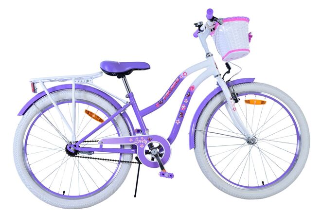 Volare lovely children's bicycle - girls - 24 inches - purple