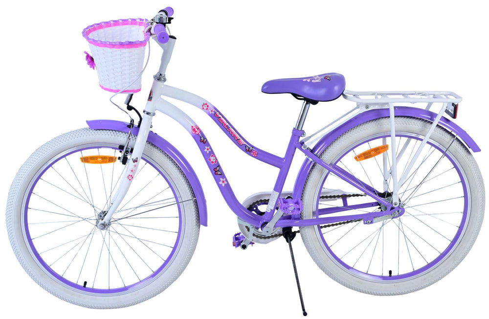 Volare lovely children's bicycle - girls - 24 inches - purple