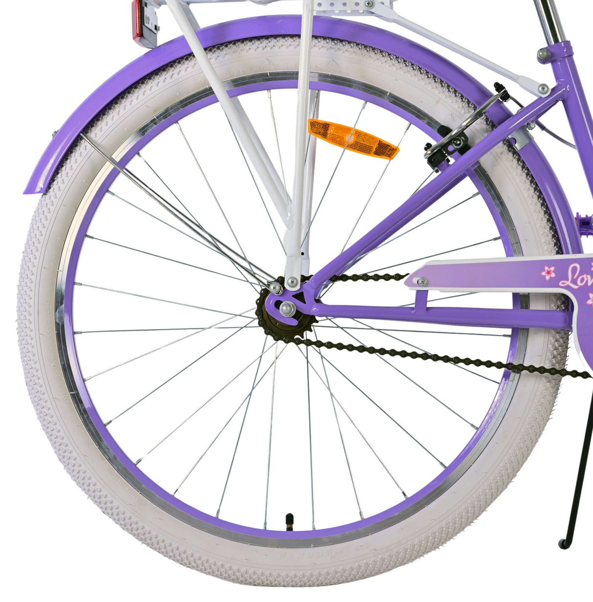 Volare le vélo pour enfants - filles - 26 pouces - violet - deux freins à main
