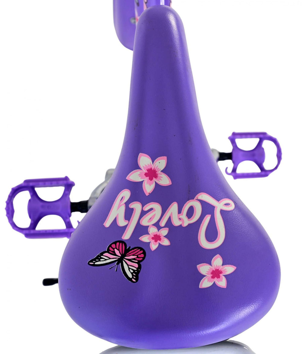 Volare lovely children's bicycle - girls - 24 inches - purple - two hand brakes