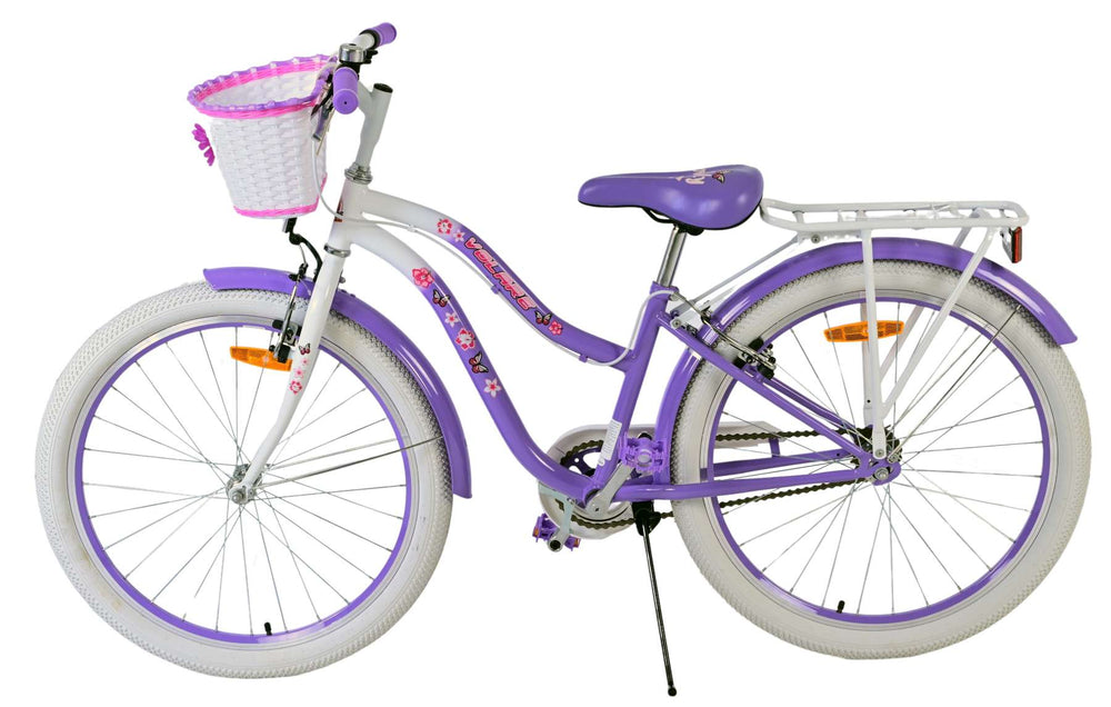 Volare lovely children's bicycle - girls - 24 inches - purple - two hand brakes