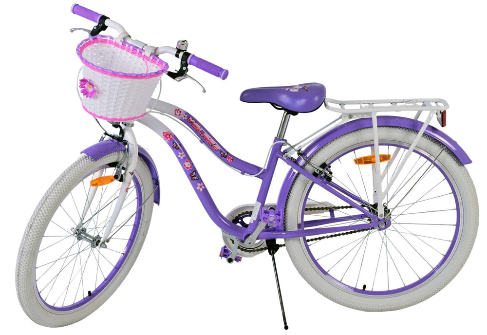 Volare lovely children's bicycle - girls - 24 inches - purple - two hand brakes