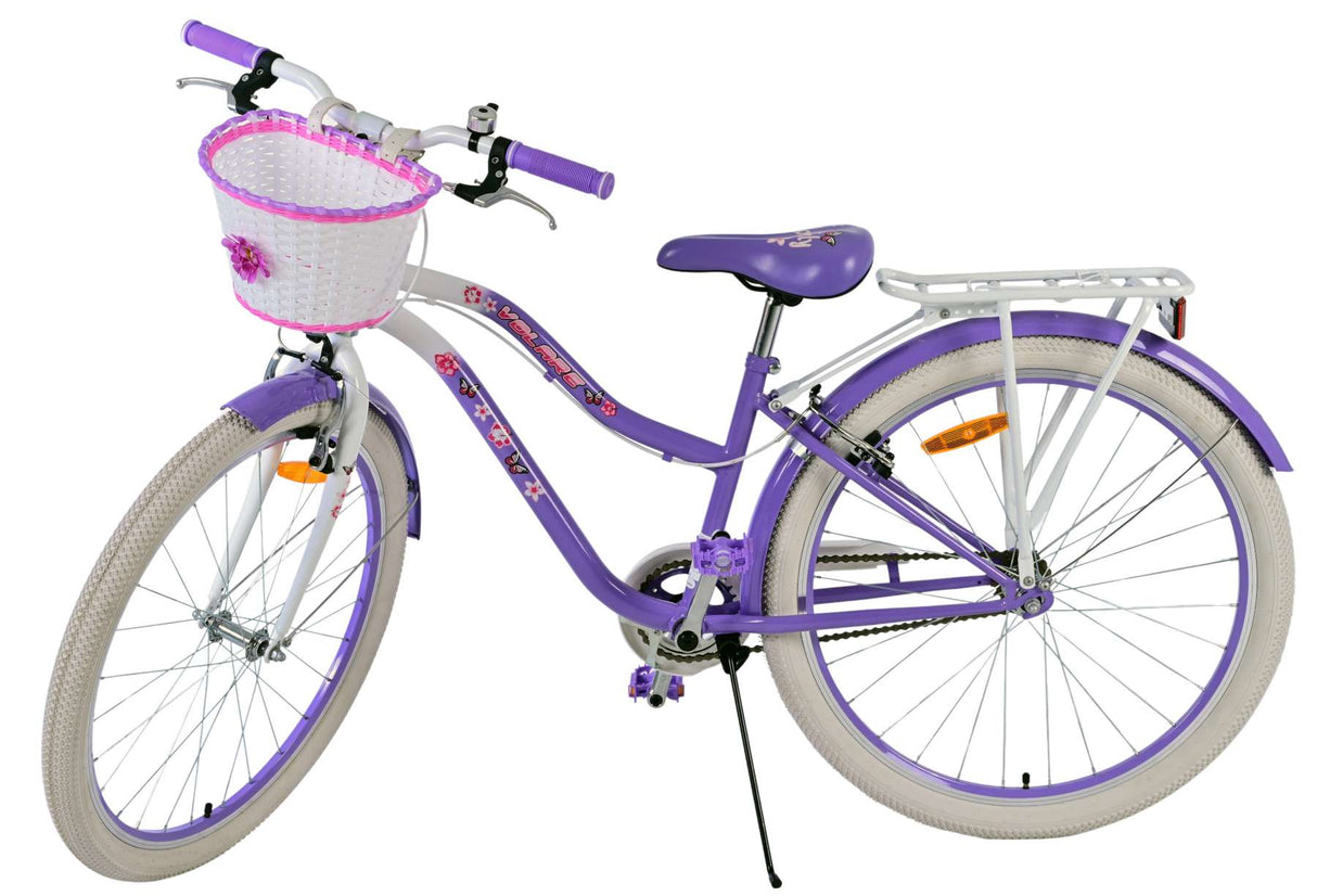 Volare le vélo pour enfants - filles - 26 pouces - violet - deux freins à main