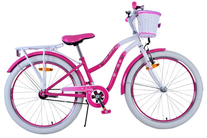 Volare lovely children's bicycle - girls - 24 inches - pink