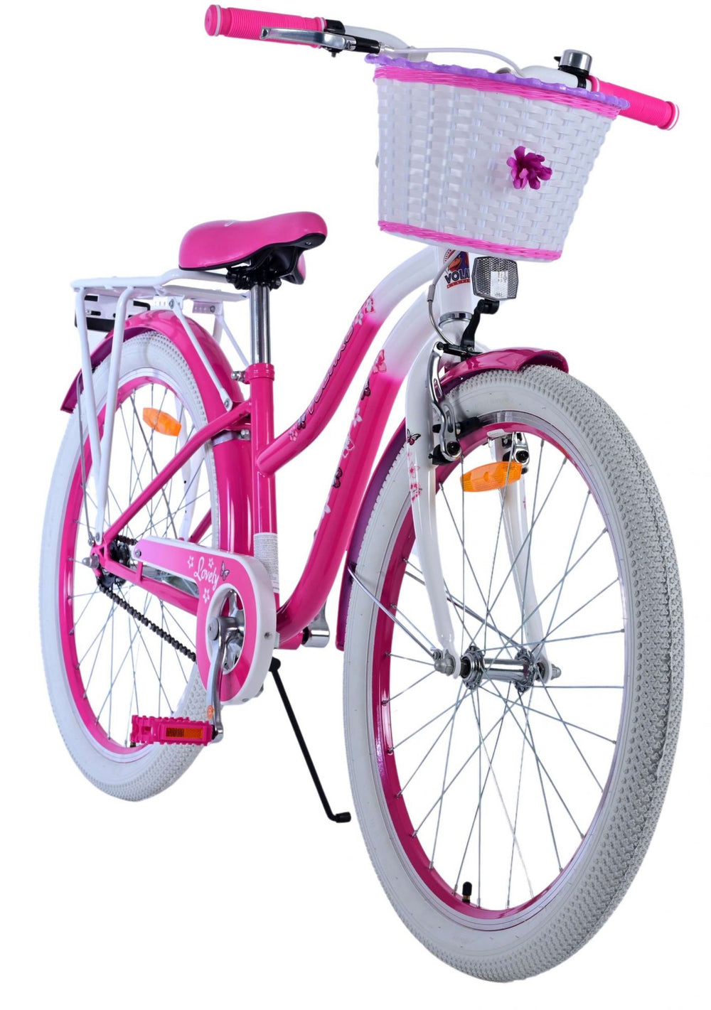 Volare lovely children's bicycle - girls - 24 inches - pink
