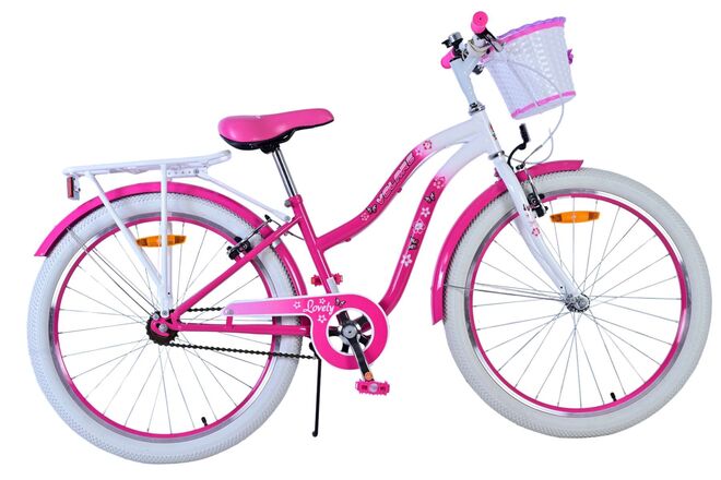 Volare lovely children's bicycle - girls - 24 inches - pink - two hand brakes